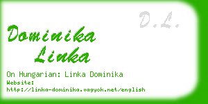 dominika linka business card